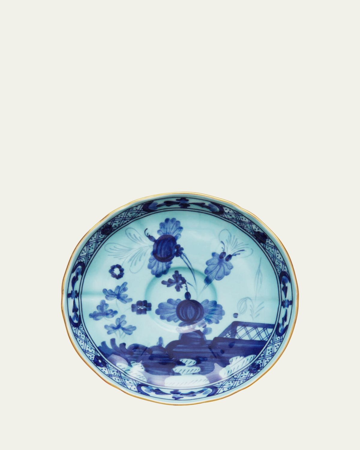 GINORI 1735 Oriente Itailano Iris Gold Tea Saucer | Thumbnail 6