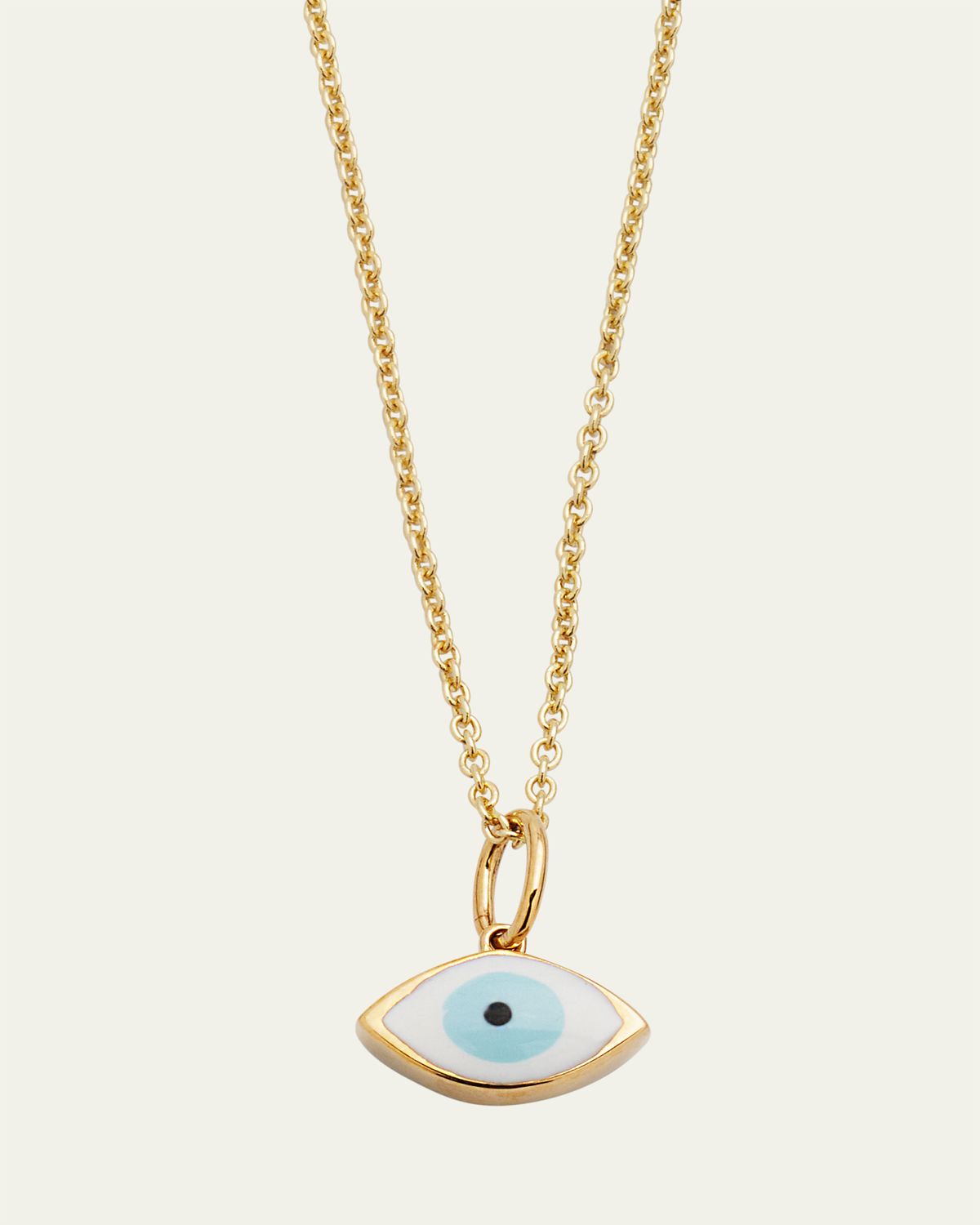 Sydney Evan Medium Enamel Evil Eye Necklace | Thumbnail 5