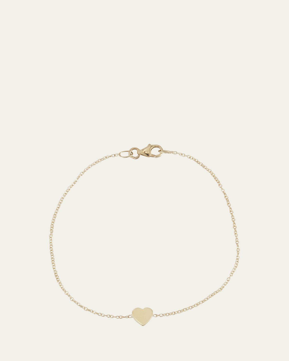 Jennifer Meyer 18k Mini Heart Bracelet