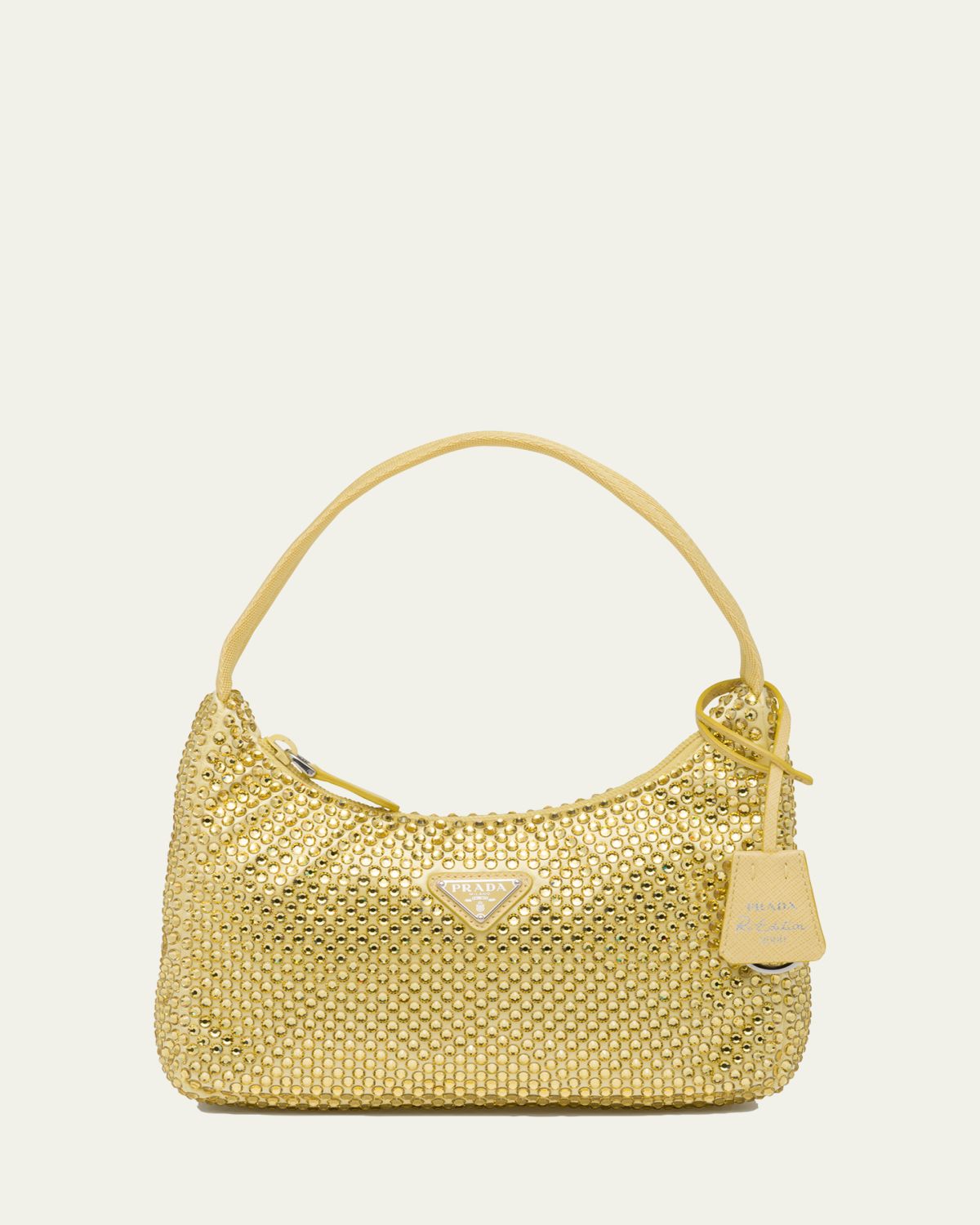 Prada Re-Edition 2000 Allover Crystal-Embellished Shoulder Bag