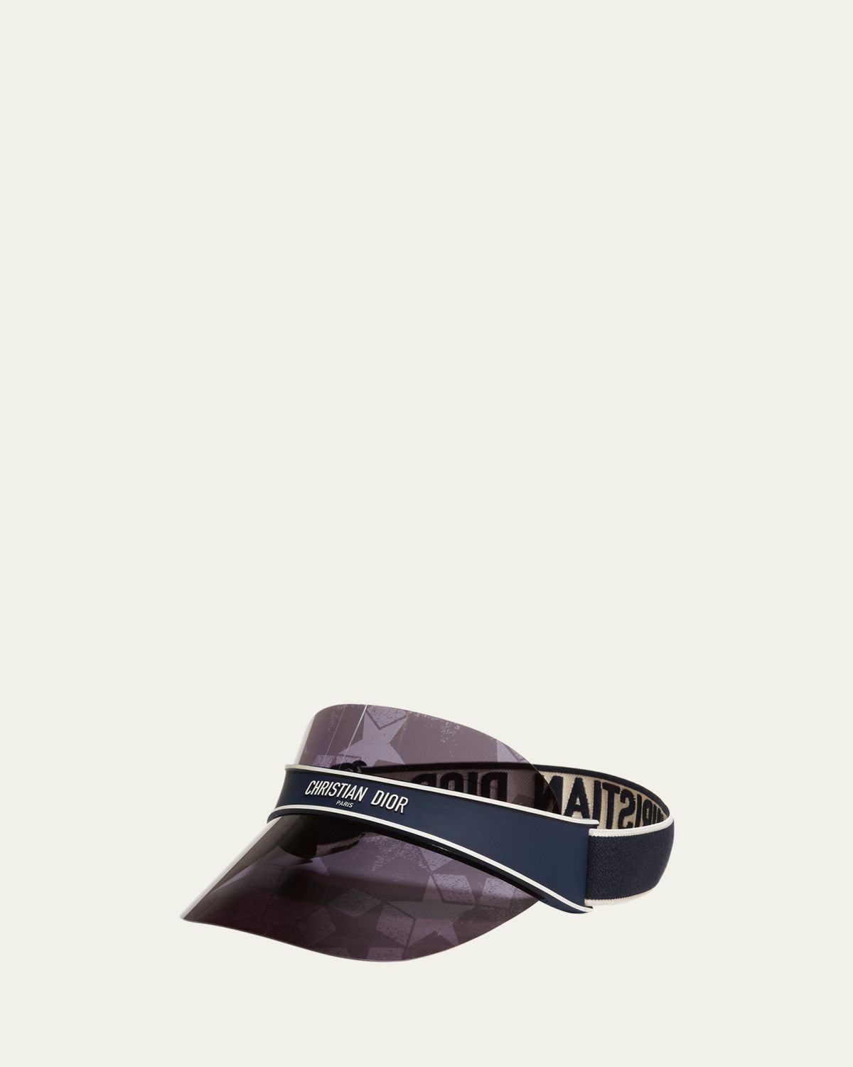 DIOR DiorClub V1U Logo Clear Visor