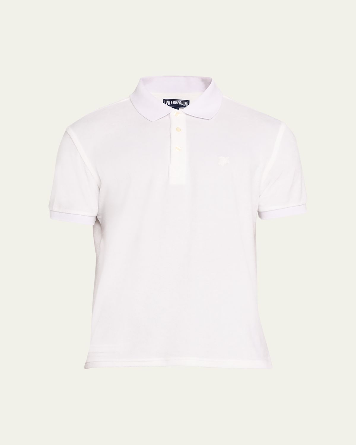 Vilebrequin Men's Solid Terry Polo Shirt | Thumbnail 7