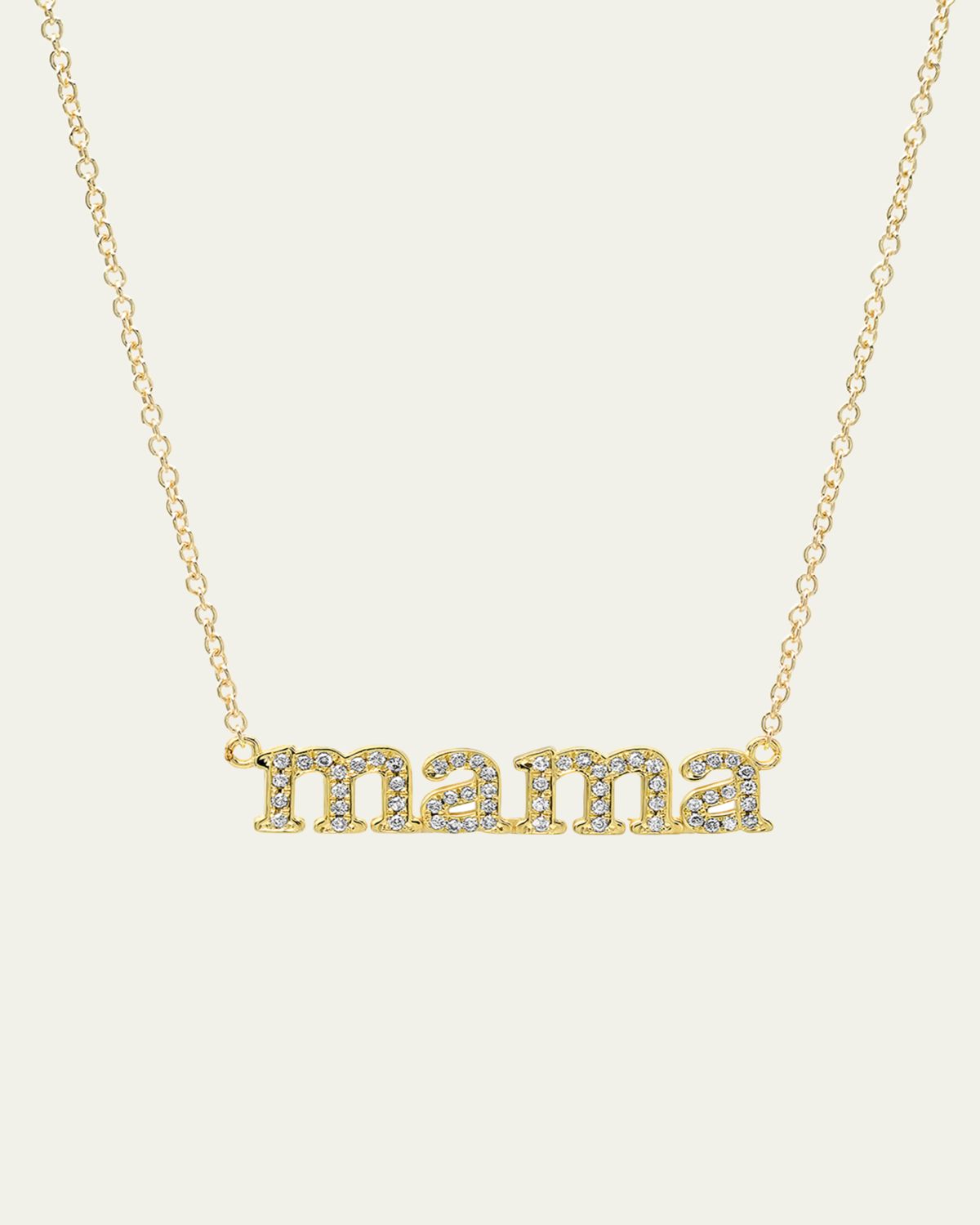 Jennifer Meyer 18k Diamond Mama Necklace | Thumbnail 3 Jennifer Meyer 18k Diamond Mama Necklace | Thumbnail 3