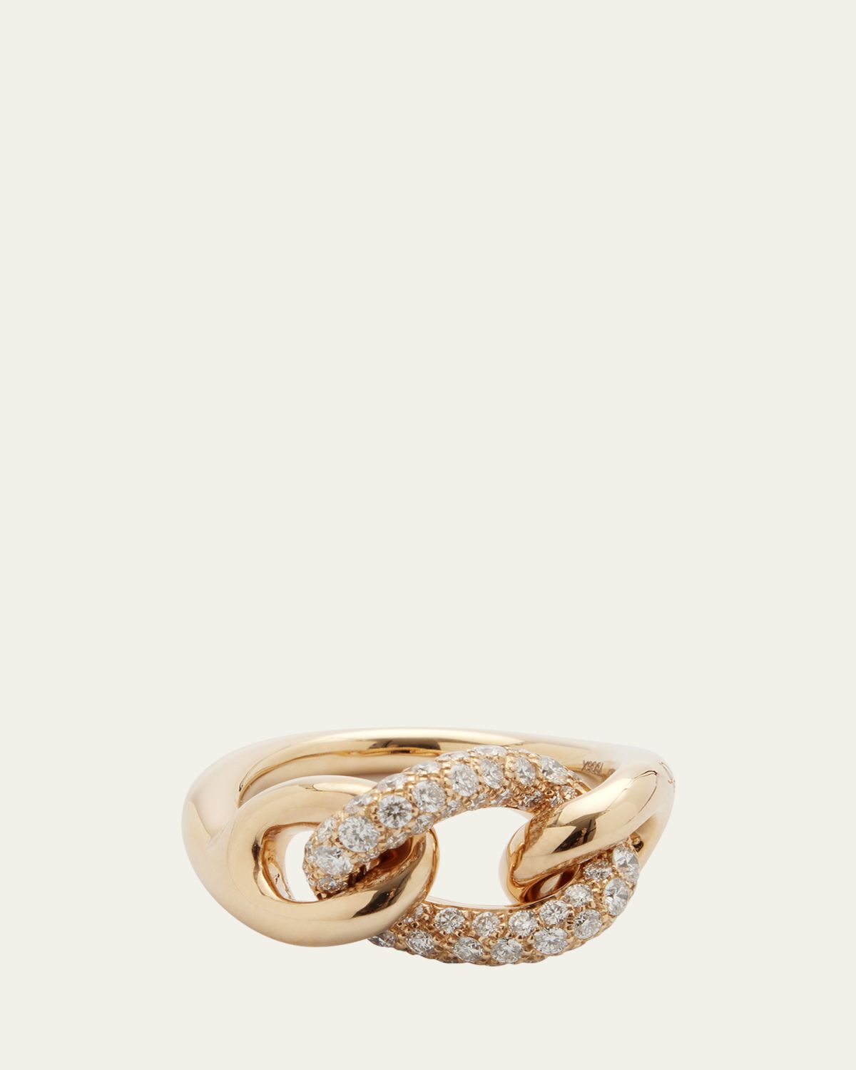 Pomellato Catene 18K Rose Gold Diamond Ring