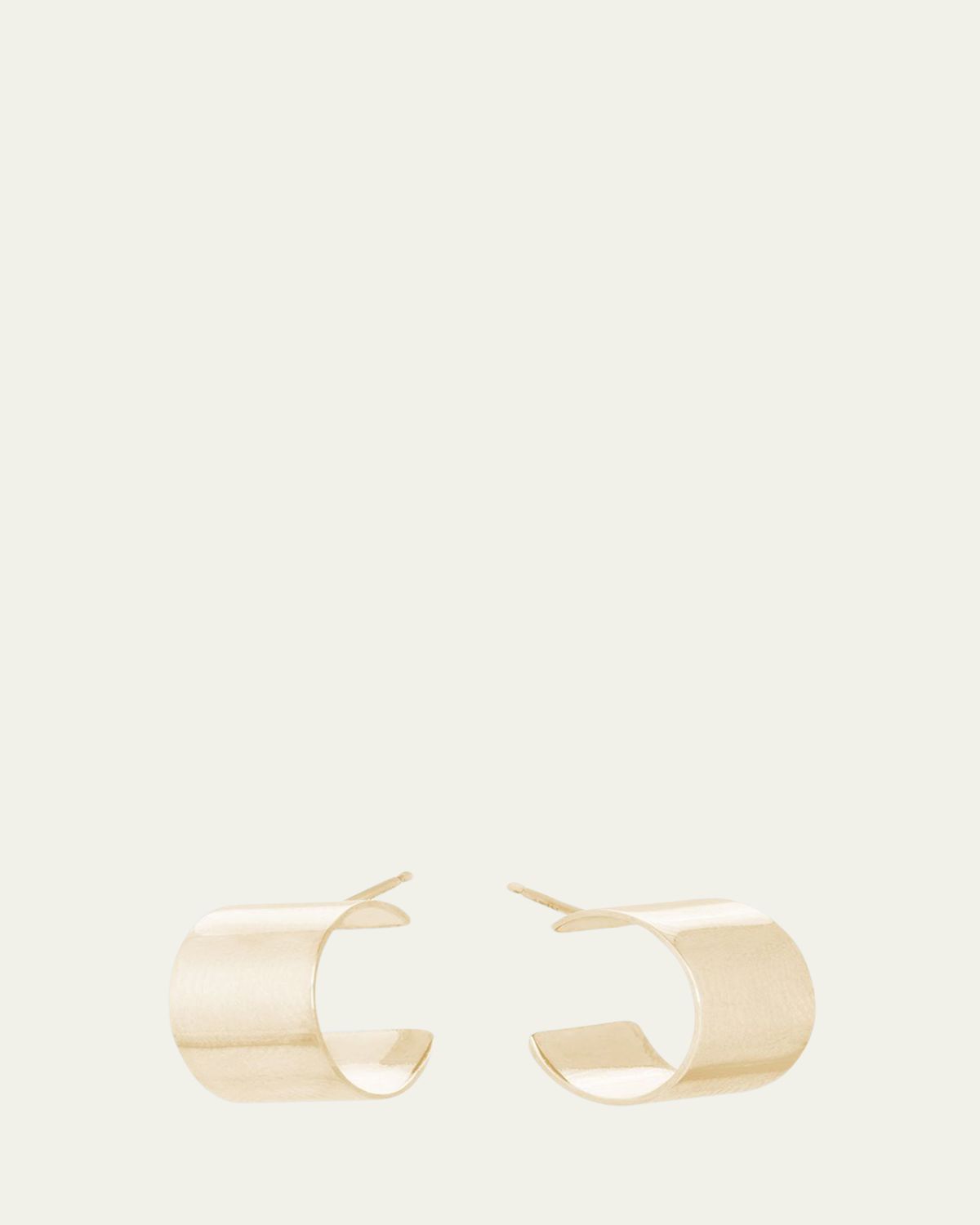 Lana 13mm 14K Gold Vanity Hoops | Thumbnail 5
