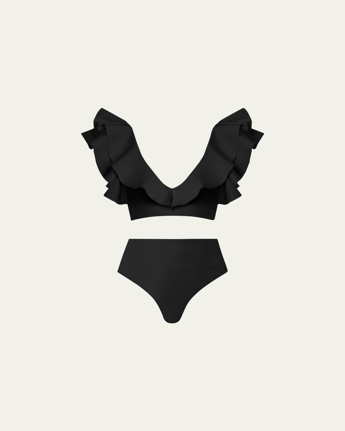 MAYGEL CORONEL Mila Ruffle Two-Piece Bikini Set