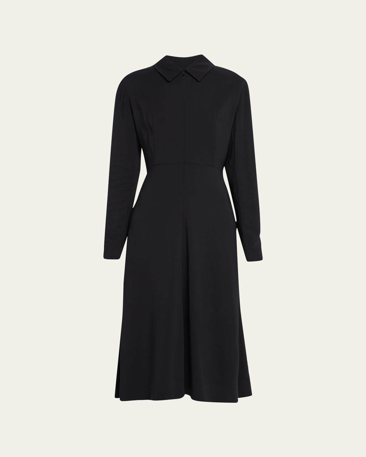 Co Long-Sleeve Midi Shirtdress