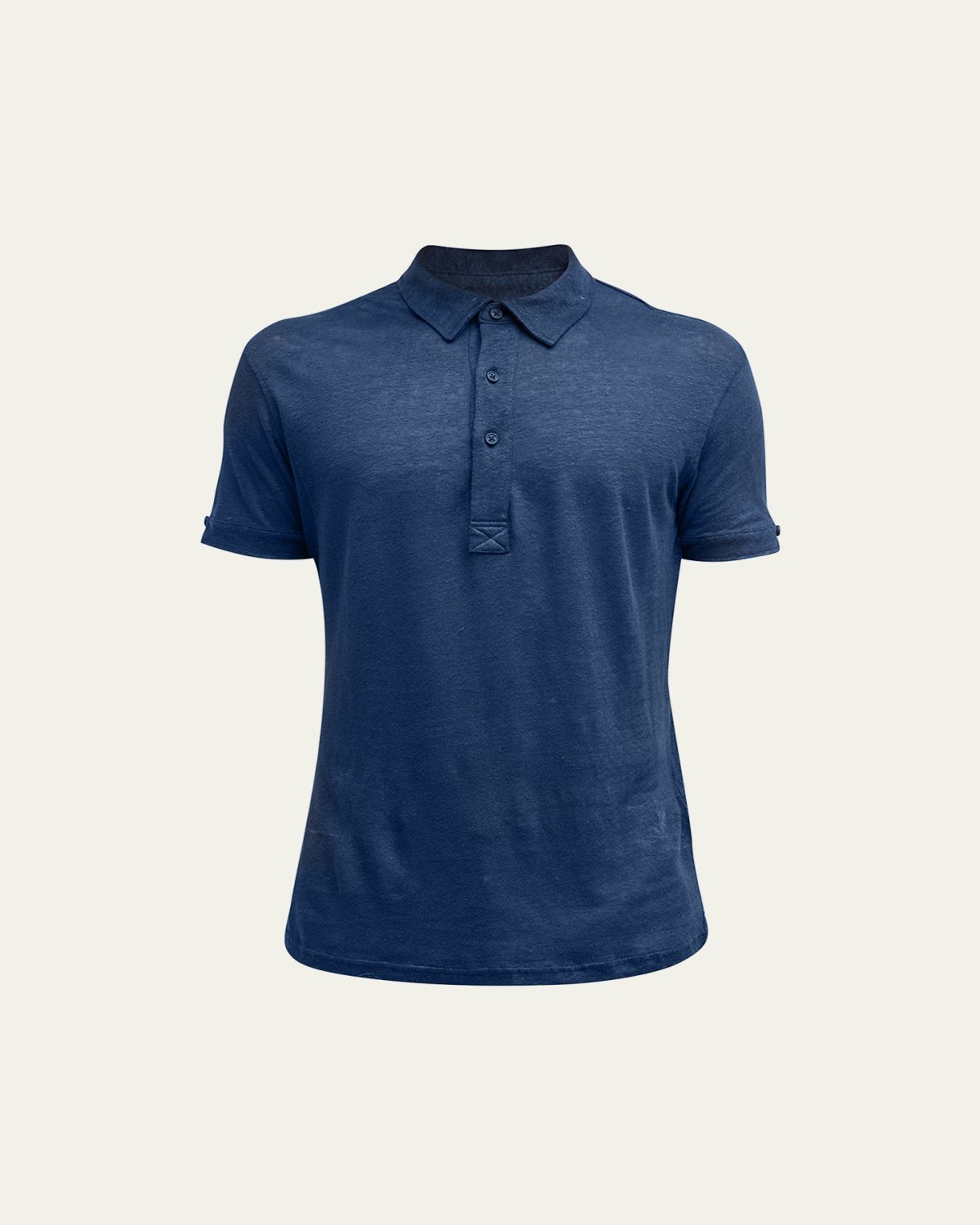 Orlebar Brown Men's Sebastian Linen Polo Shirt | Thumbnail 6 Orlebar Brown Men's Sebastian Linen Polo Shirt | Thumbnail 6
