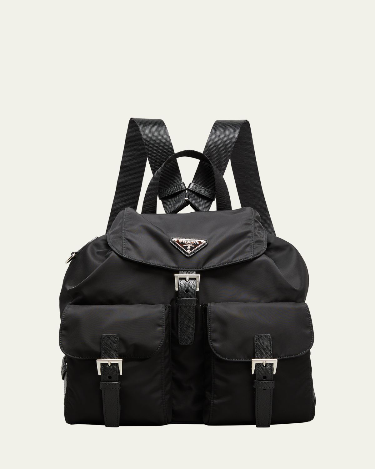 Prada Vela Medium Recycled Nylon Backpack