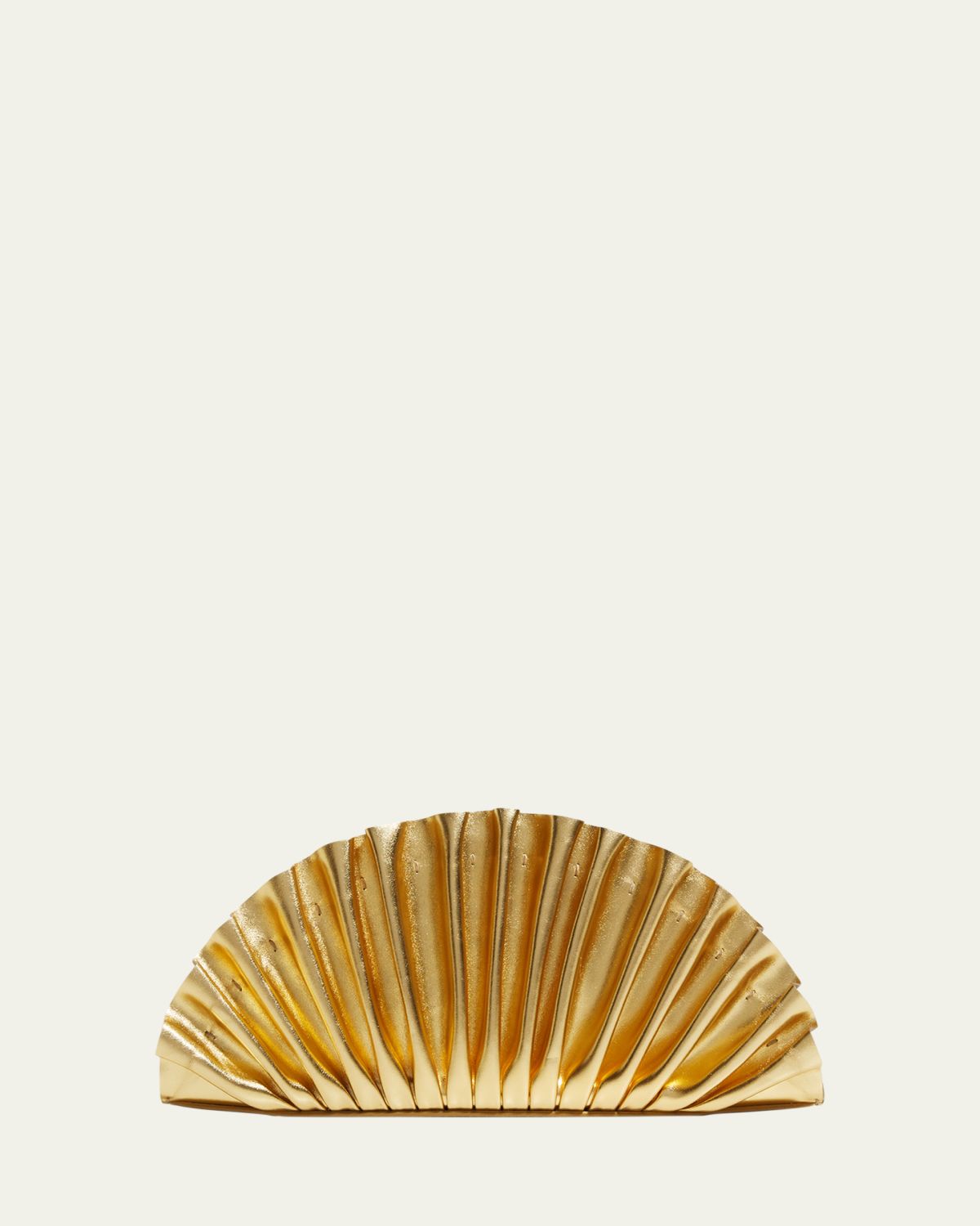 Cult Gaia Nala Mini Pleated Metallic Leather Clutch Bag | Thumbnail 5 Cult Gaia Nala Mini Pleated Metallic Leather Clutch Bag | Thumbnail 5