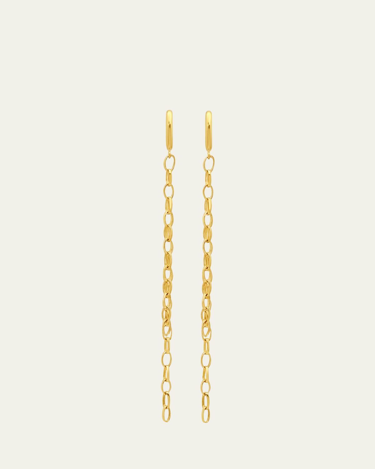 Jennifer Meyer Edith Link Stud Earrings with Edith Link Fringe
