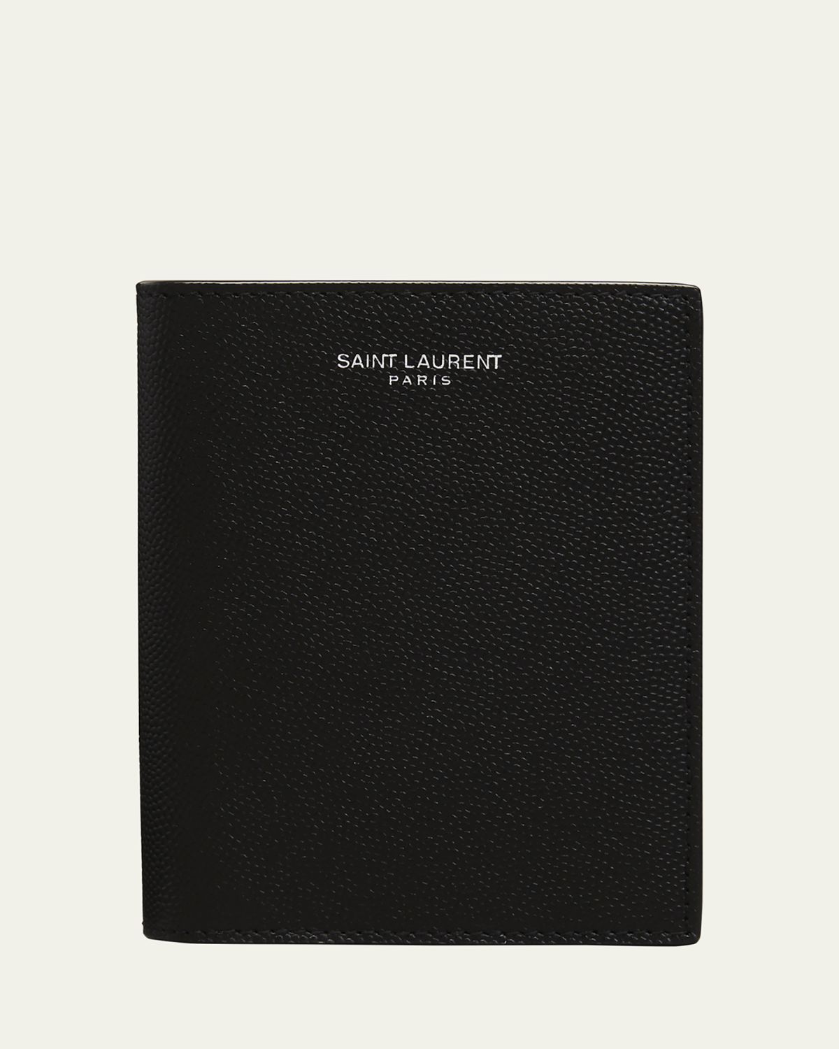 Saint Laurent Men's YSL Pebbled Leather Wallet | Thumbnail 4 Saint Laurent Men's YSL Pebbled Leather Wallet | Thumbnail 4