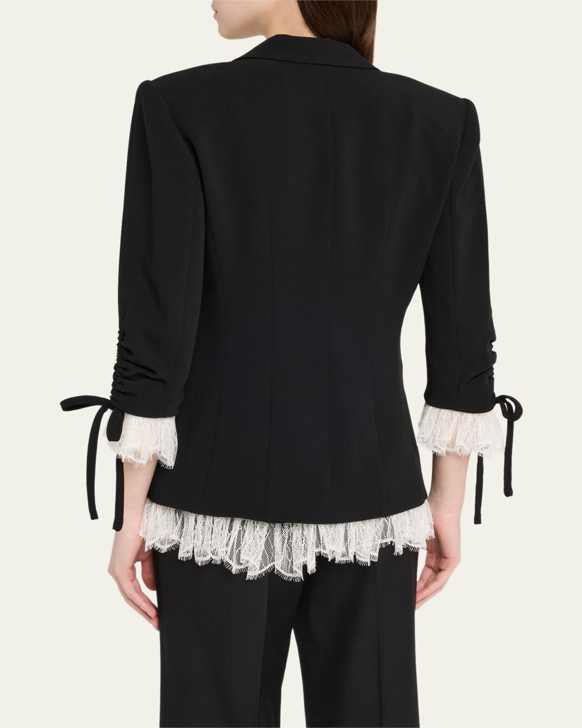 Cinq a Sept Roxie Blazer w/ Lace | Thumbnail 3 Cinq a Sept Roxie Blazer w/ Lace | Thumbnail 3