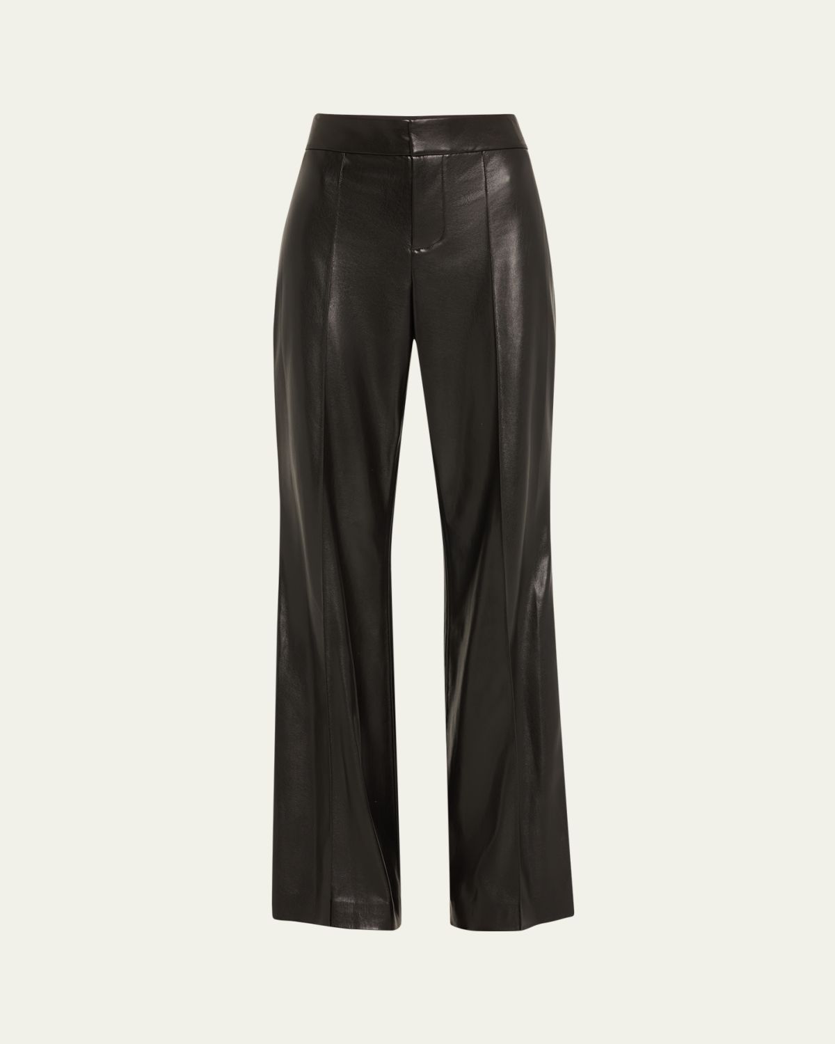 ALICE + OLIVIA Dylan High-Waist Faux-Leather Pants