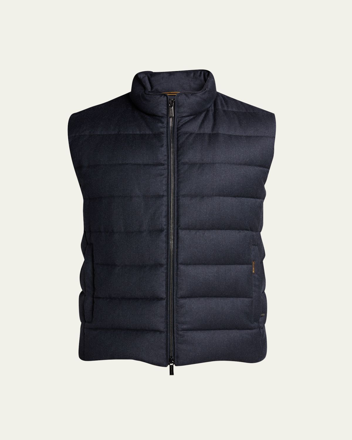 MooRER Men's Flannel Down Vest