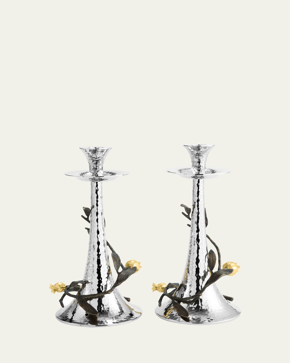 Michael Aram Pomegranate Candleholders, Set of Two