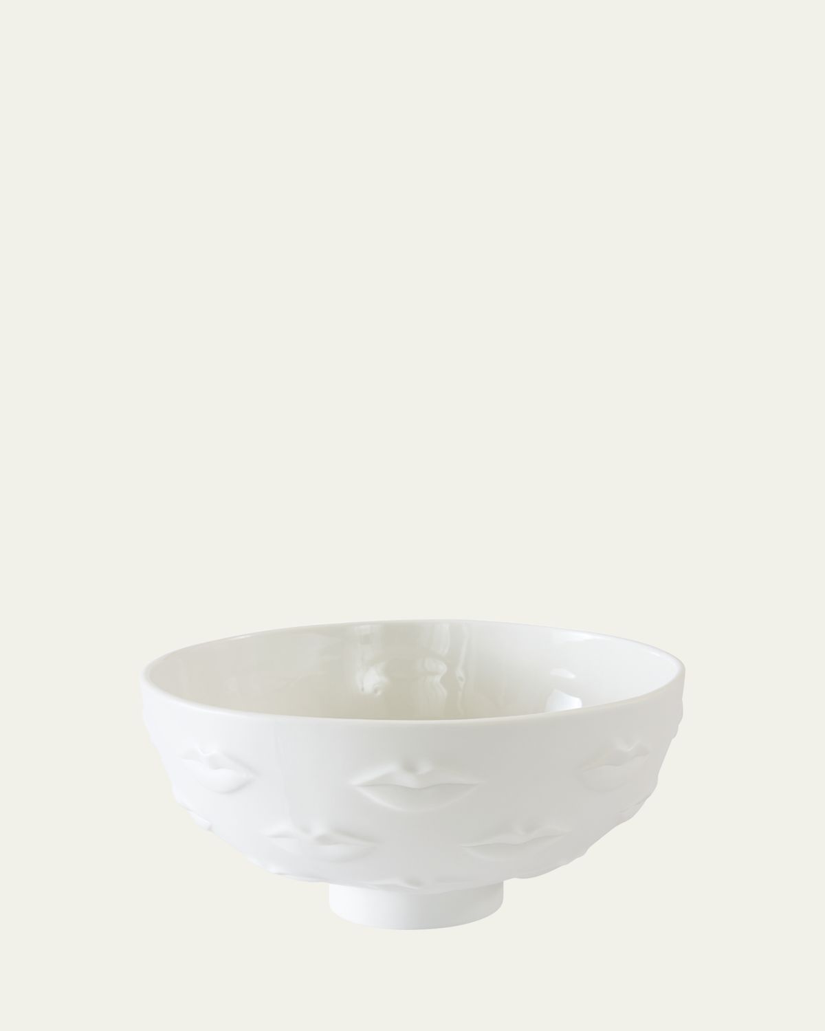 Jonathan Adler Gala Lips White Bowl