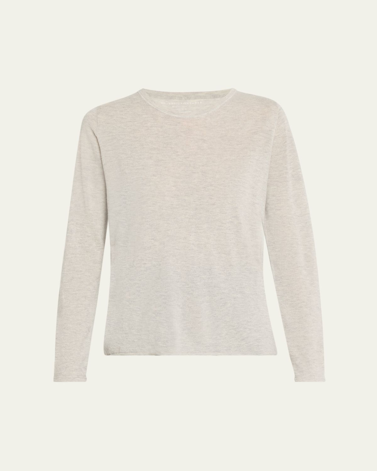 Majestic Filatures Machine Washable Cashmere Crewneck Pullover