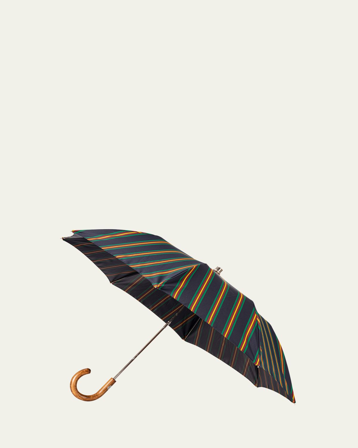 Bergdorf Goodman Men's Stripe Folding Umbrella