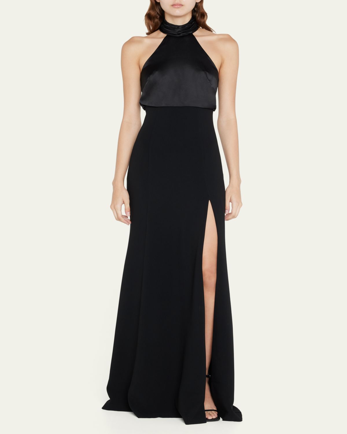 Cinq a Sept Alexandra Halter Trumpet Gown | Thumbnail 2