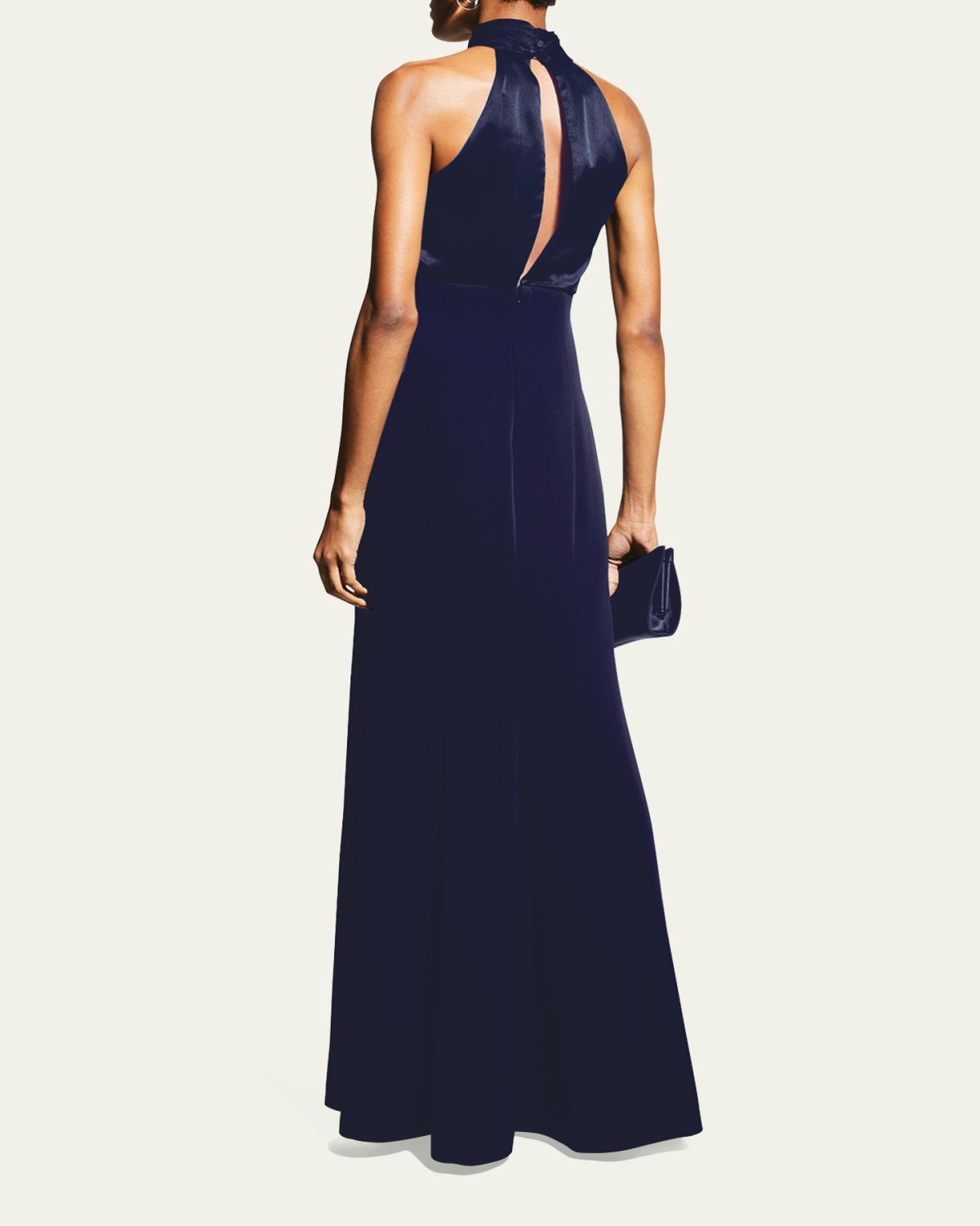 Cinq a Sept Alexandra Halter Trumpet Gown | Thumbnail 7