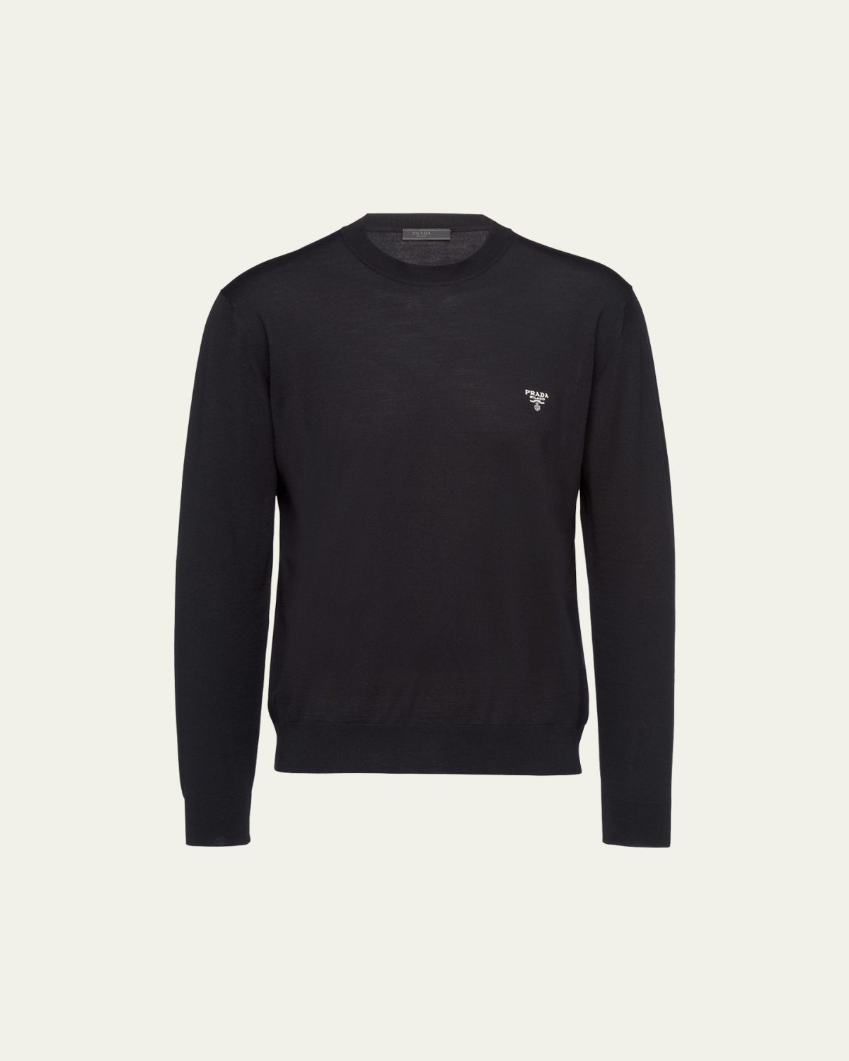 Prada Men's Superfine Wool Crew Sweater