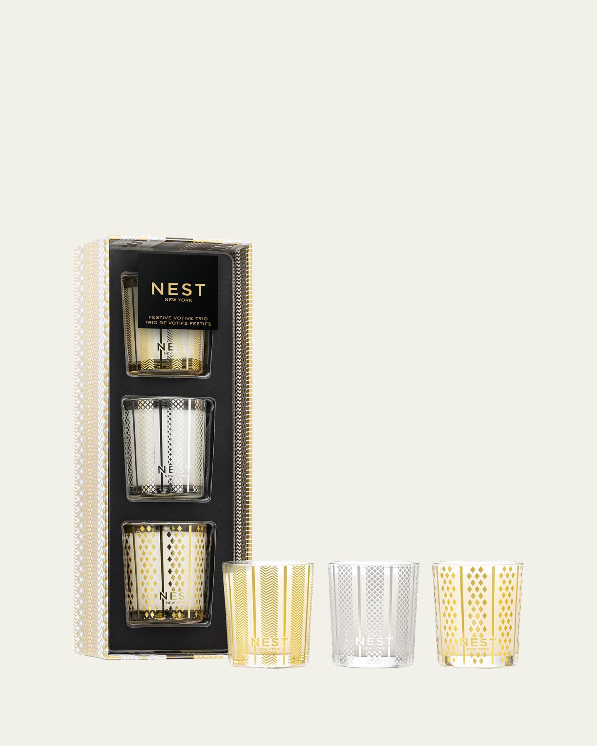 NEST New York Festive Votive Candle Trio