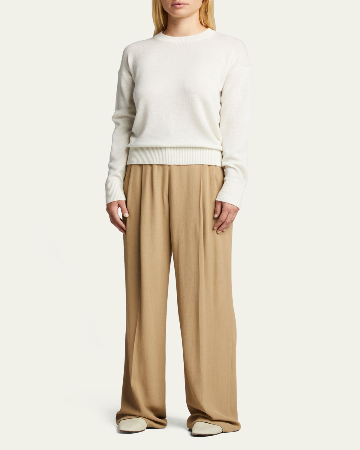 Theory Easy Cashmere Crewneck Sweater | Thumbnail 2 Theory Easy Cashmere Crewneck Sweater | Thumbnail 2