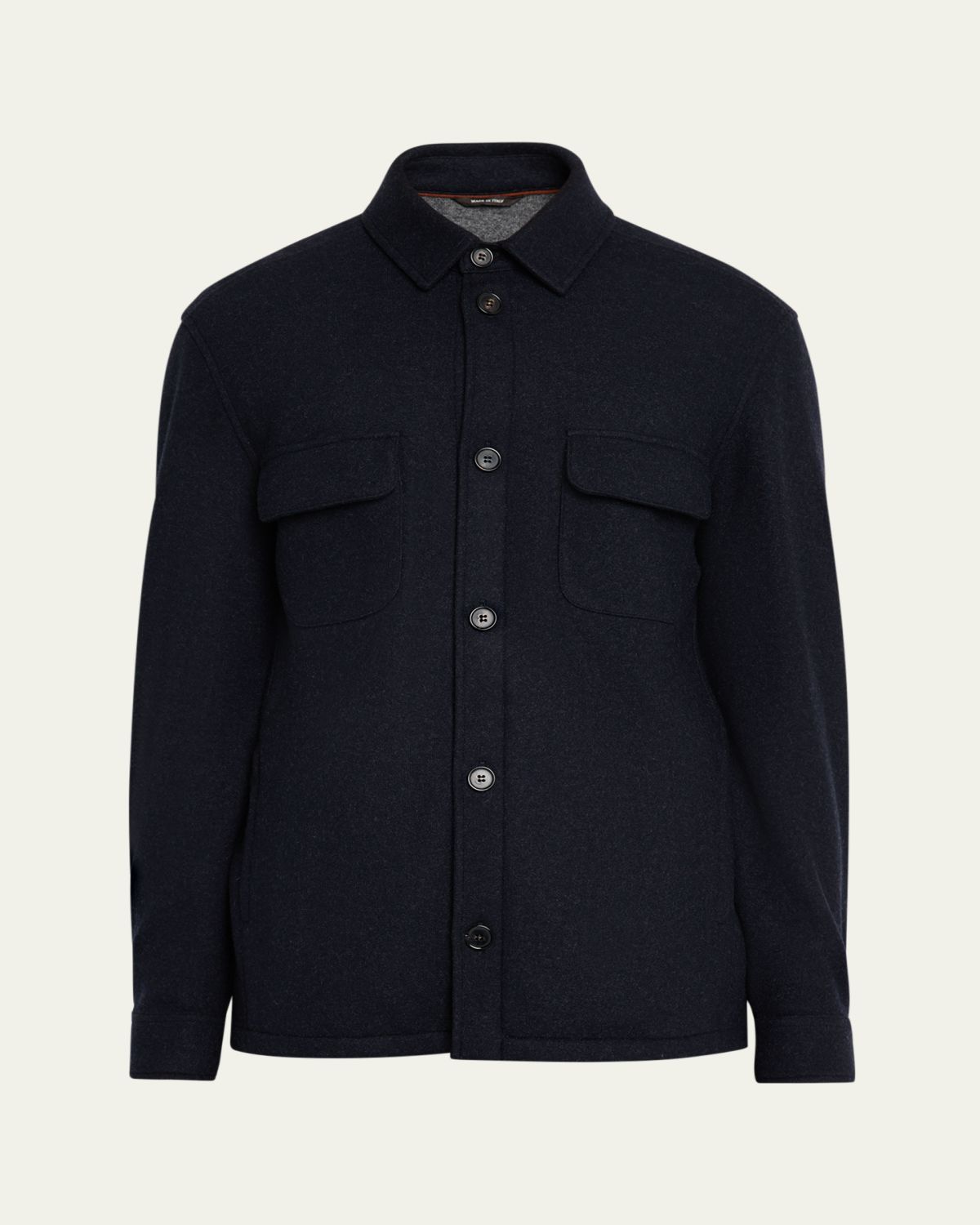 Loro Piana Men's LP Cashmere-Nylon Overshirt