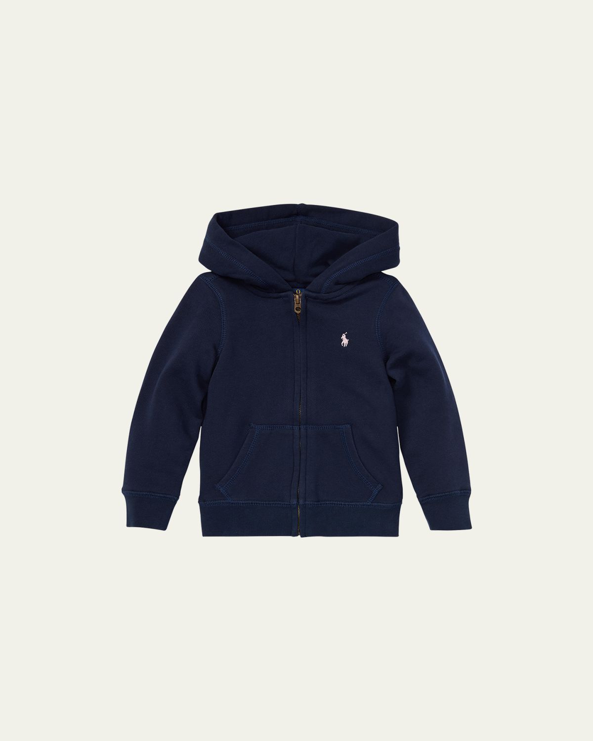 Polo Ralph Lauren Girl's Drapey Terry Zip Hoodie, Size 2-