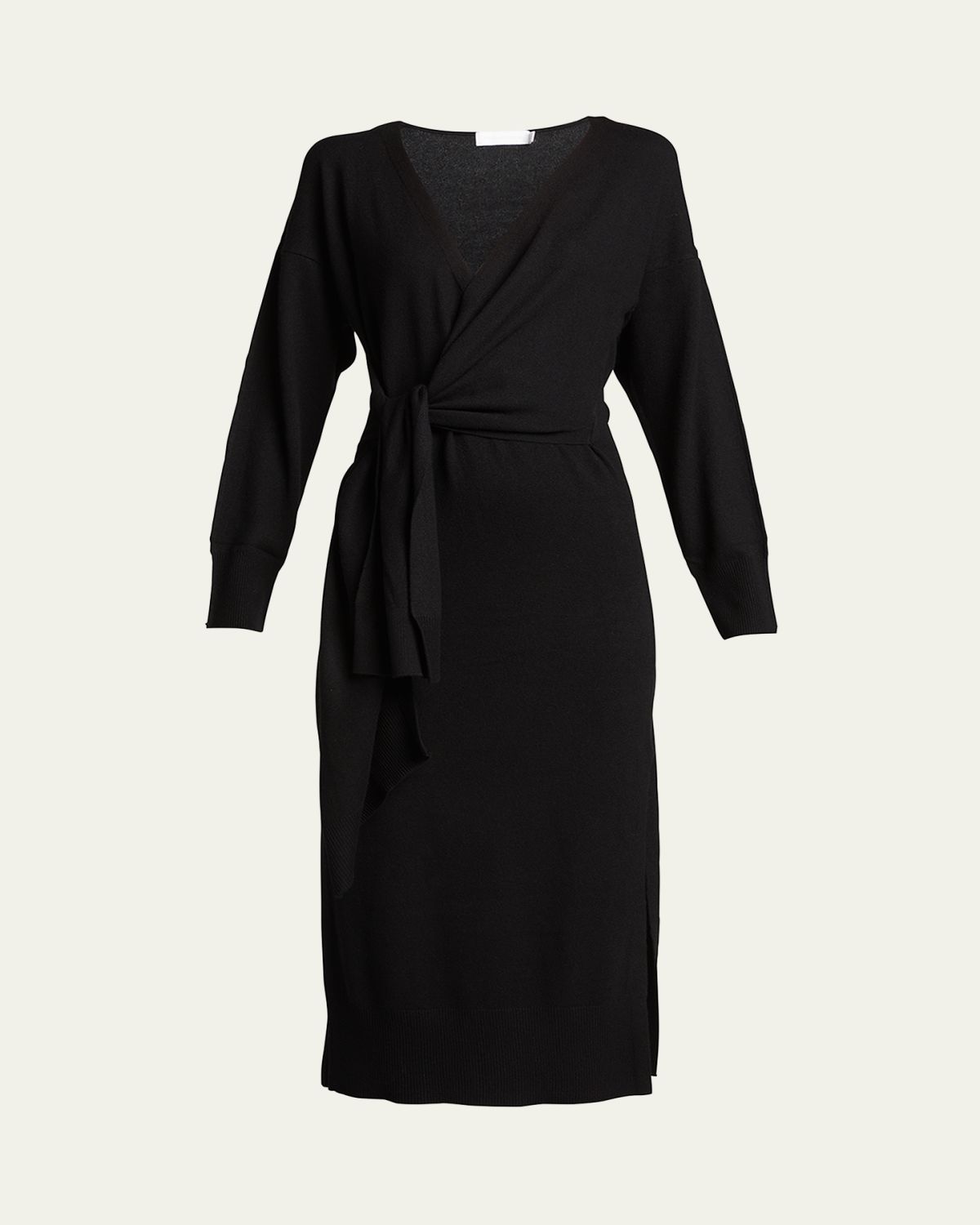 SIMKHAI Skyla Loungewear Knit Wrap Dress