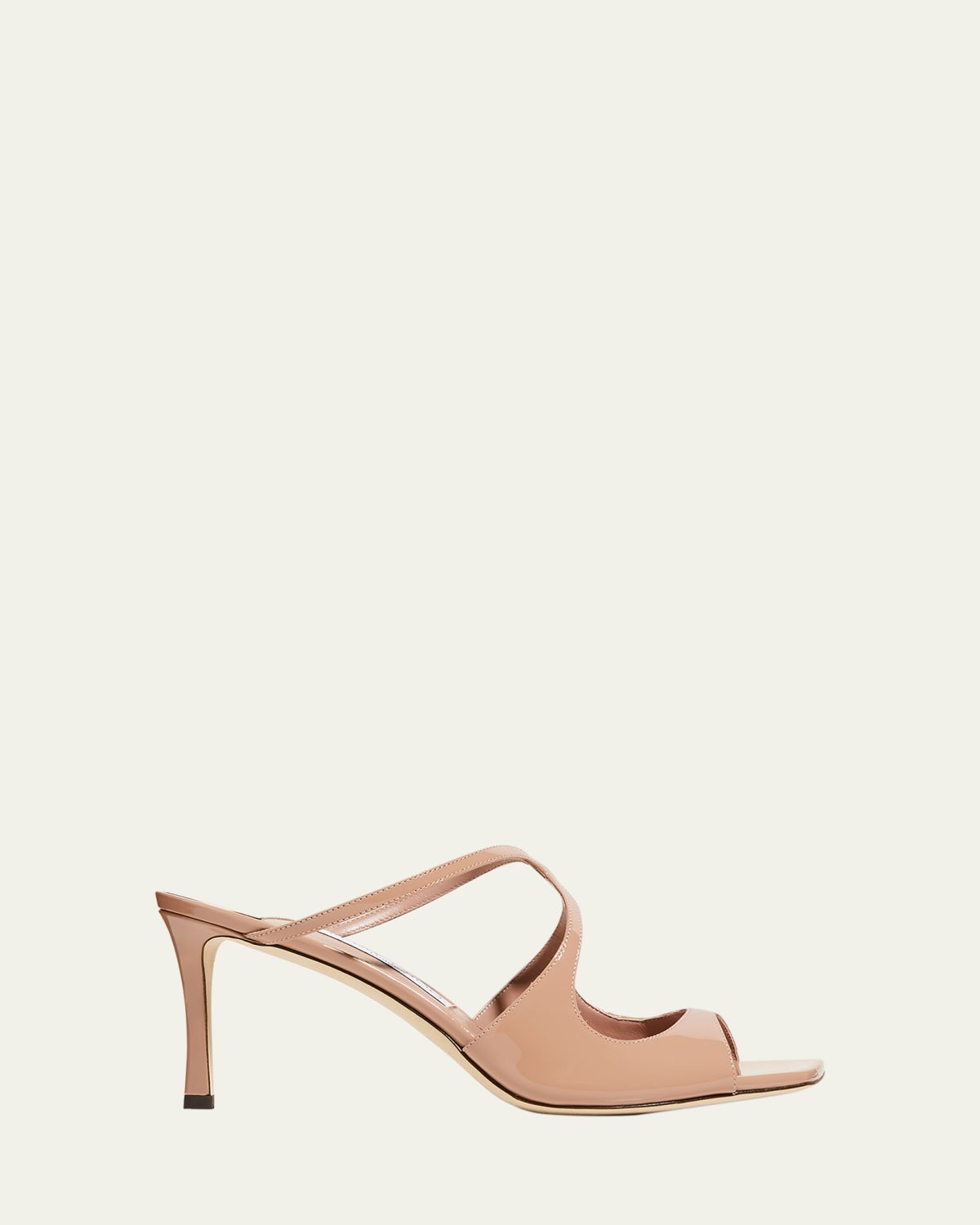 Jimmy Choo Anise Patent Leather Slide Sandals