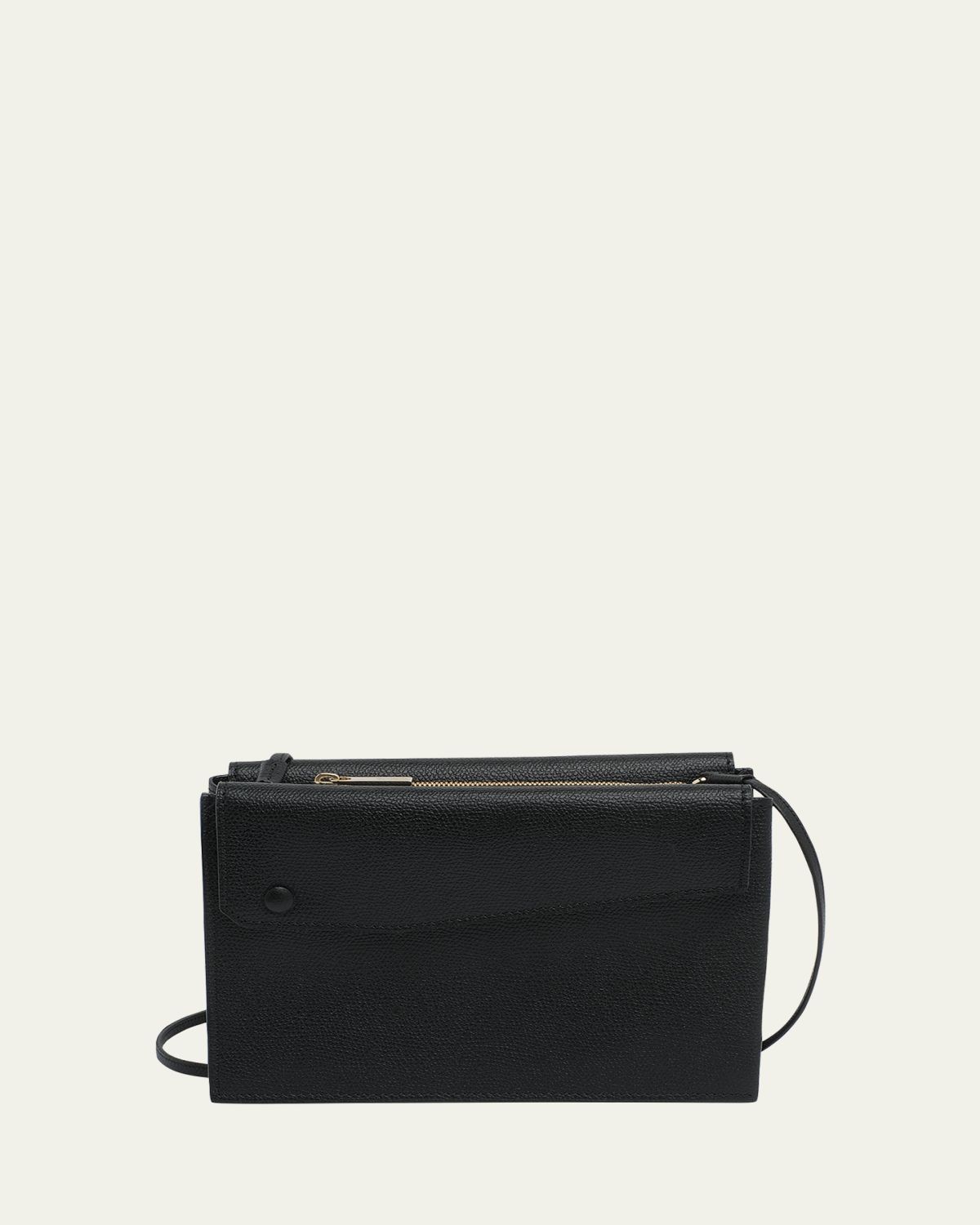 Valextra Trio Pouch Calfskin Crossbody Bag
