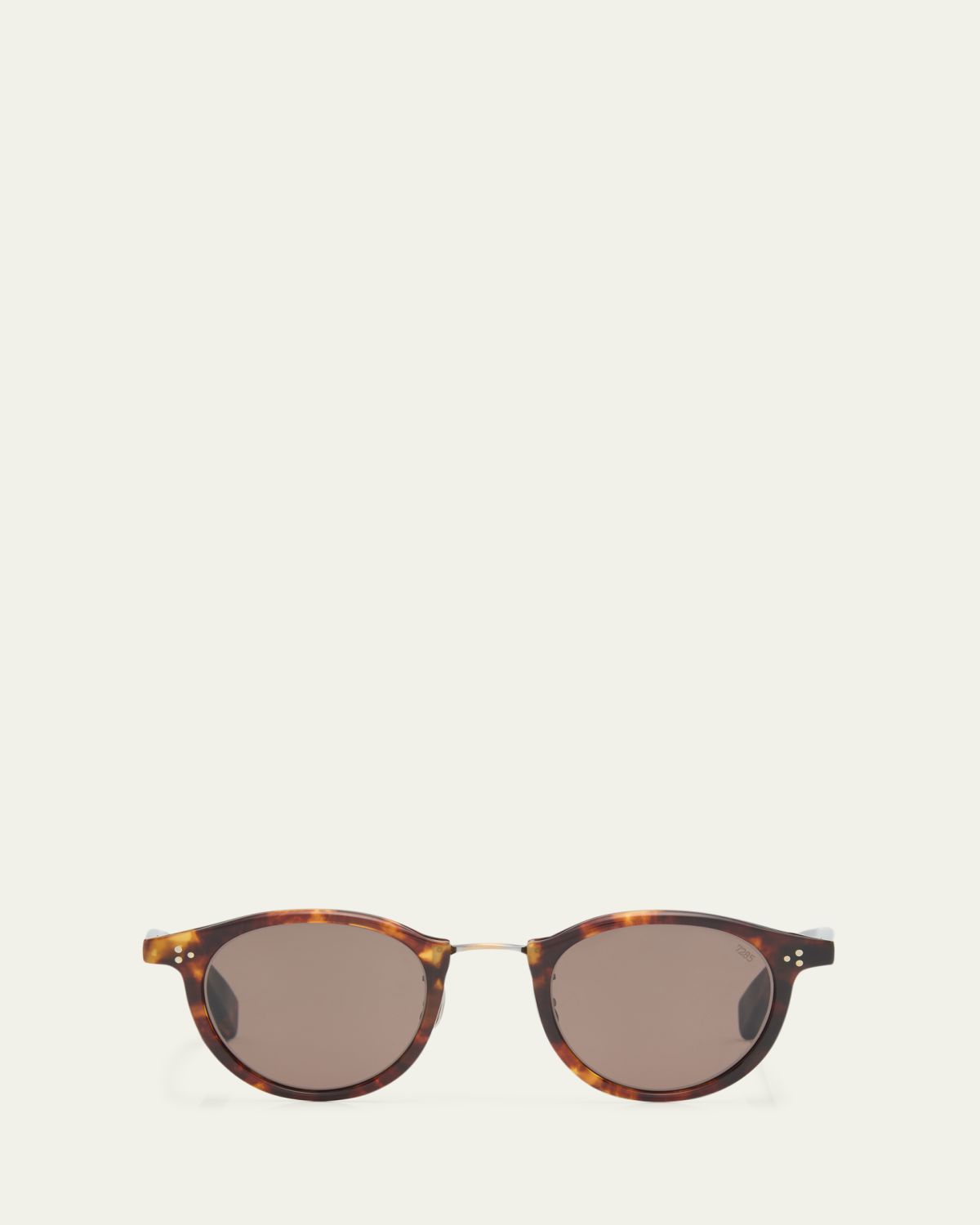 Eyevan Men's 566 Round Acetate Sunglasses | Thumbnail 10