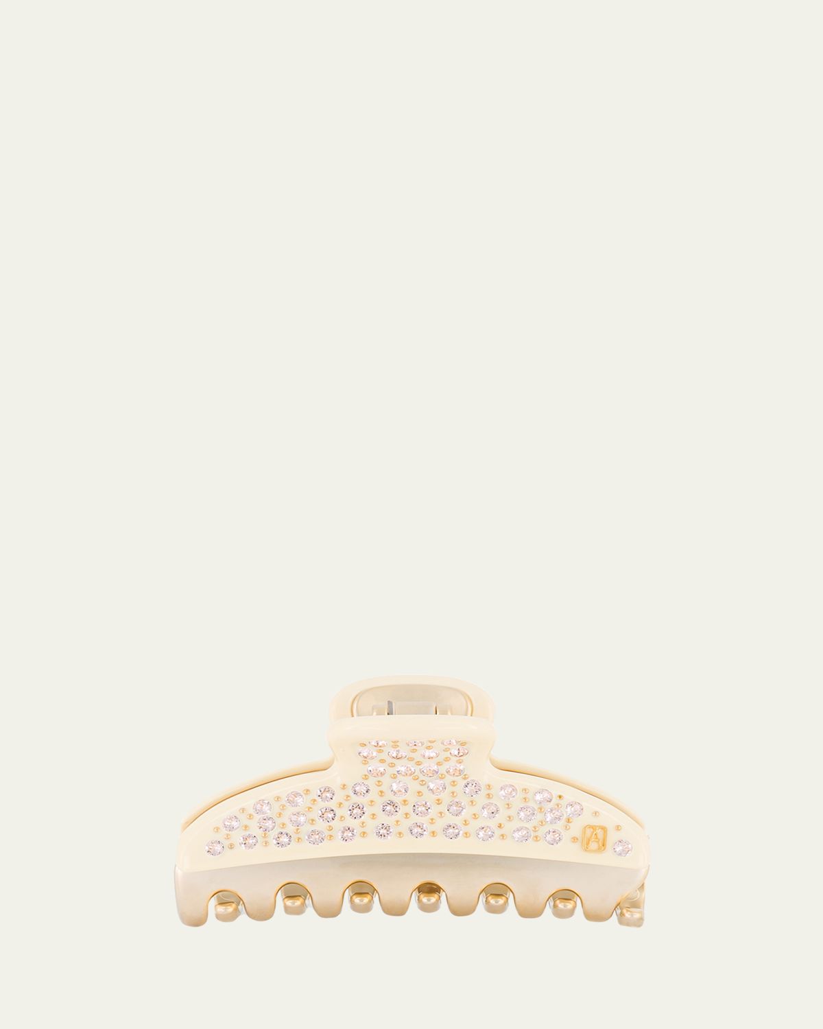 Alexandre de Paris Swarovski Crystal Studded Jaw Hair Clip