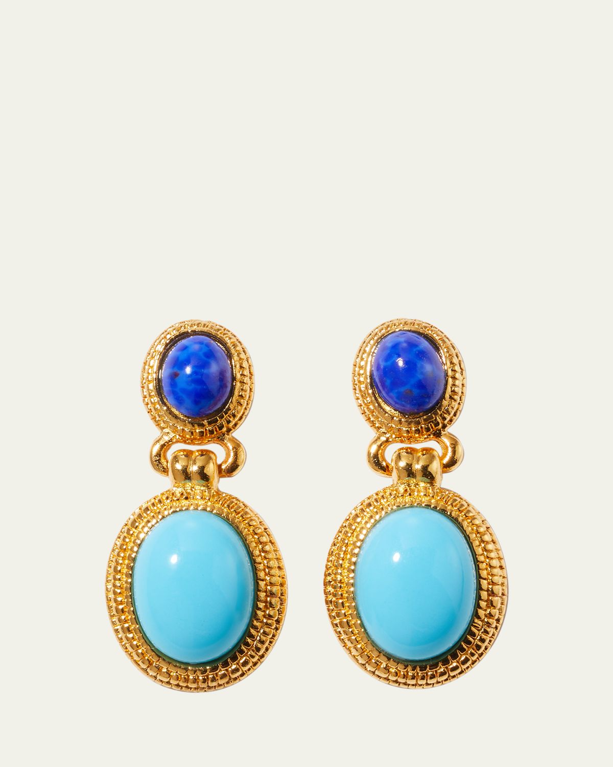 Ben-Amun Multi Blue Drop Earrings | Thumbnail 5