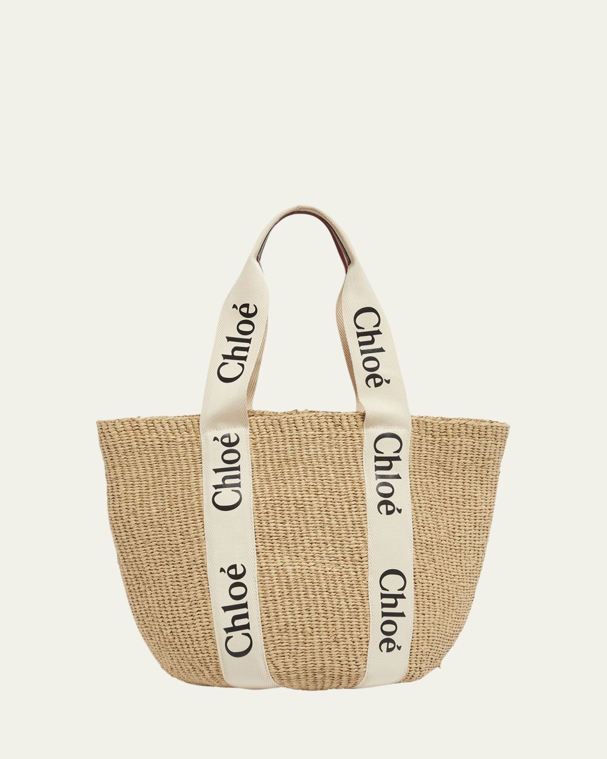 Chloe Woody Large Mifuko Basket Bag in Fair Trade Paper Embellished with Linen | Thumbnail 6