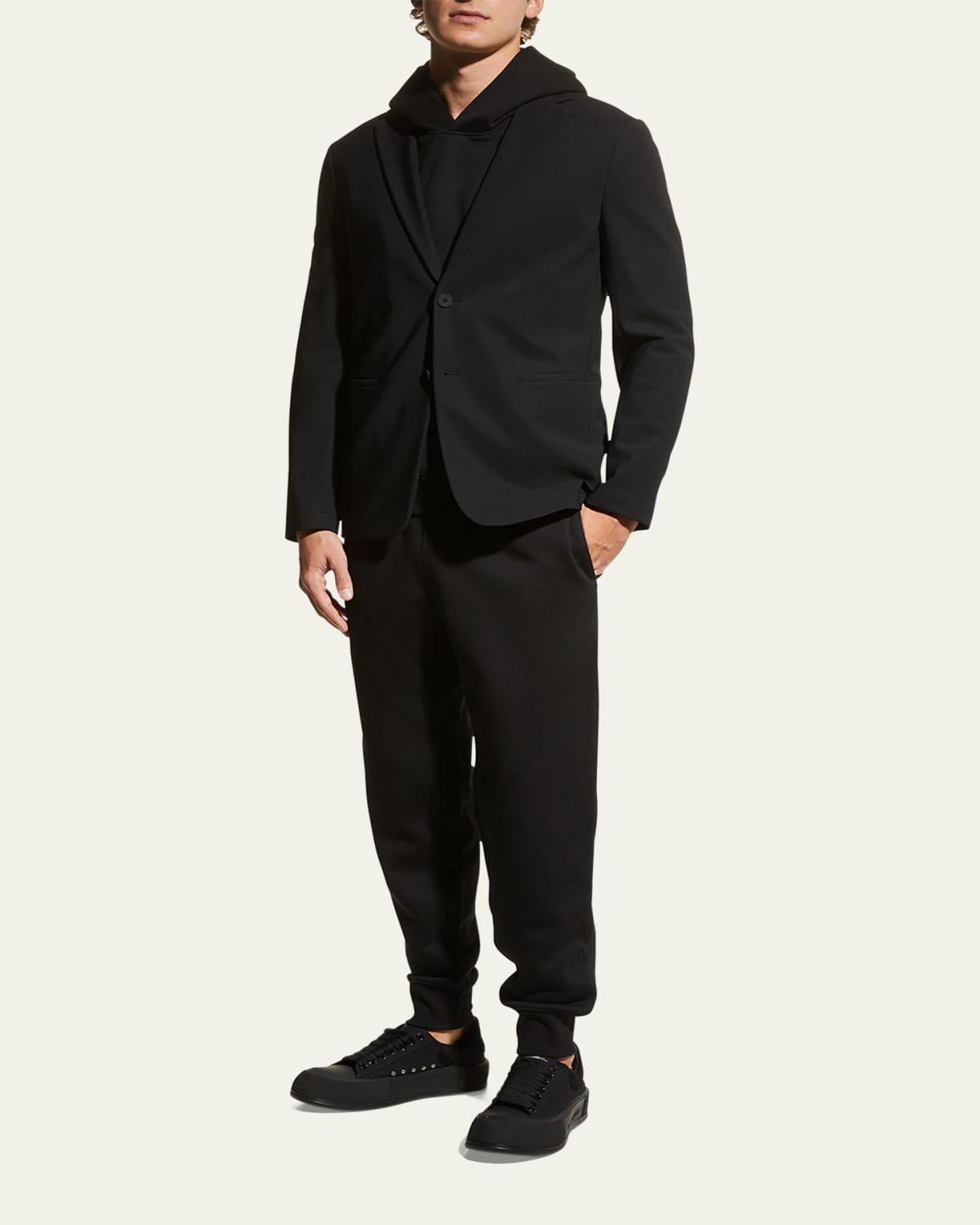 Theory Men's Clinton Precision Ponte Blazer | Thumbnail 2 Theory Men's Clinton Precision Ponte Blazer | Thumbnail 2
