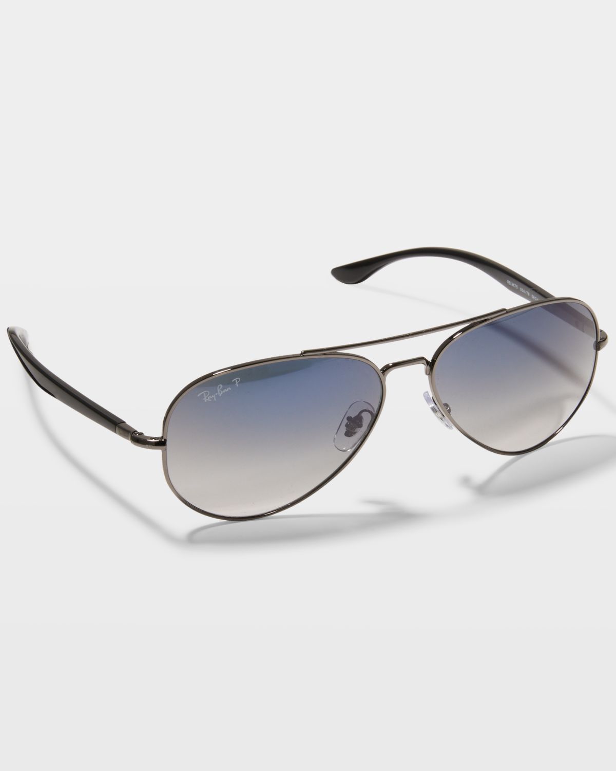 Ray-Ban Men's Polarized Metal Aviator Sunglasses