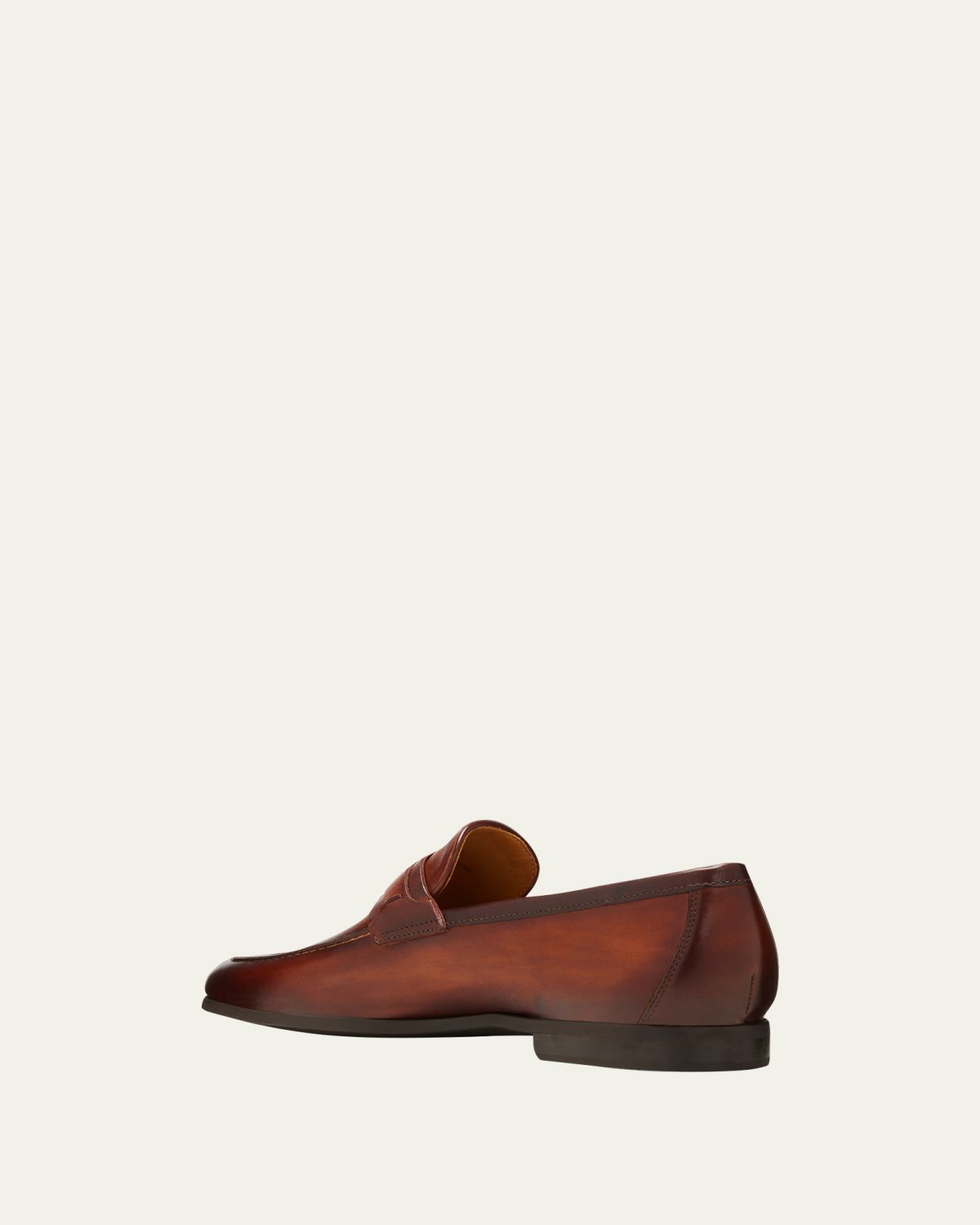 Magnanni Men's Daniel Leather Penny Loafers | Thumbnail 4