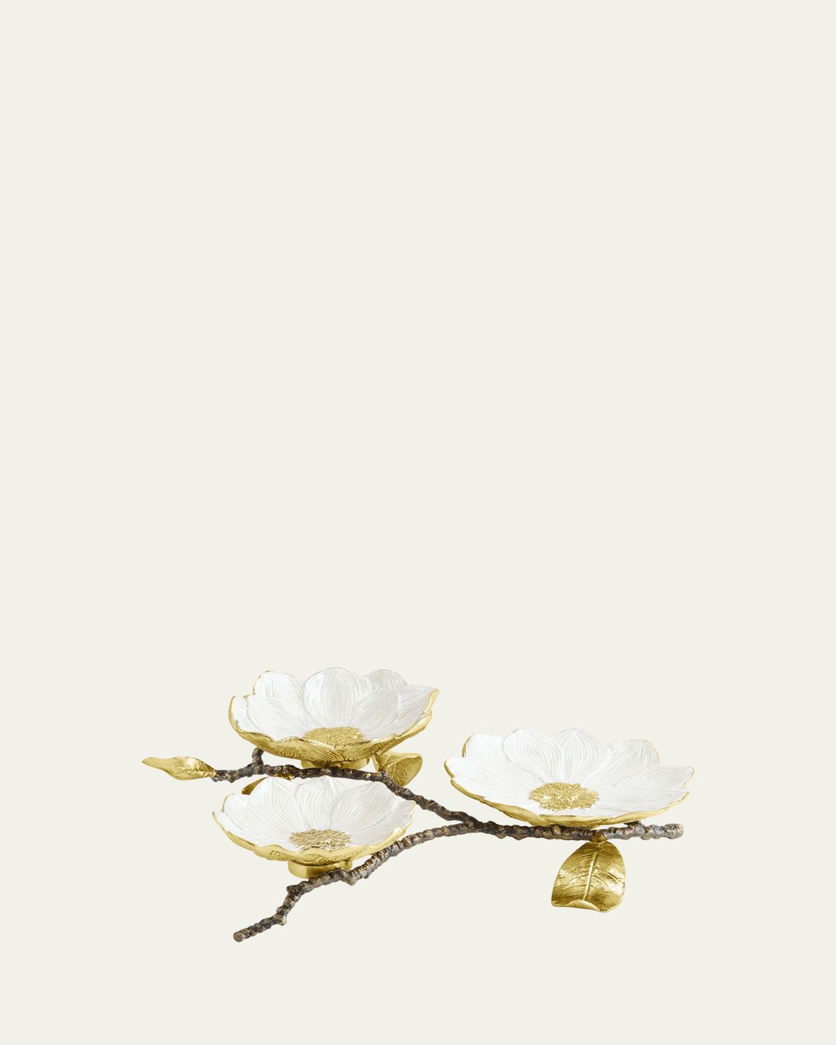 Michael Aram Vintage Bloom Triple Dish | Thumbnail 5 Michael Aram Vintage Bloom Triple Dish | Thumbnail 5