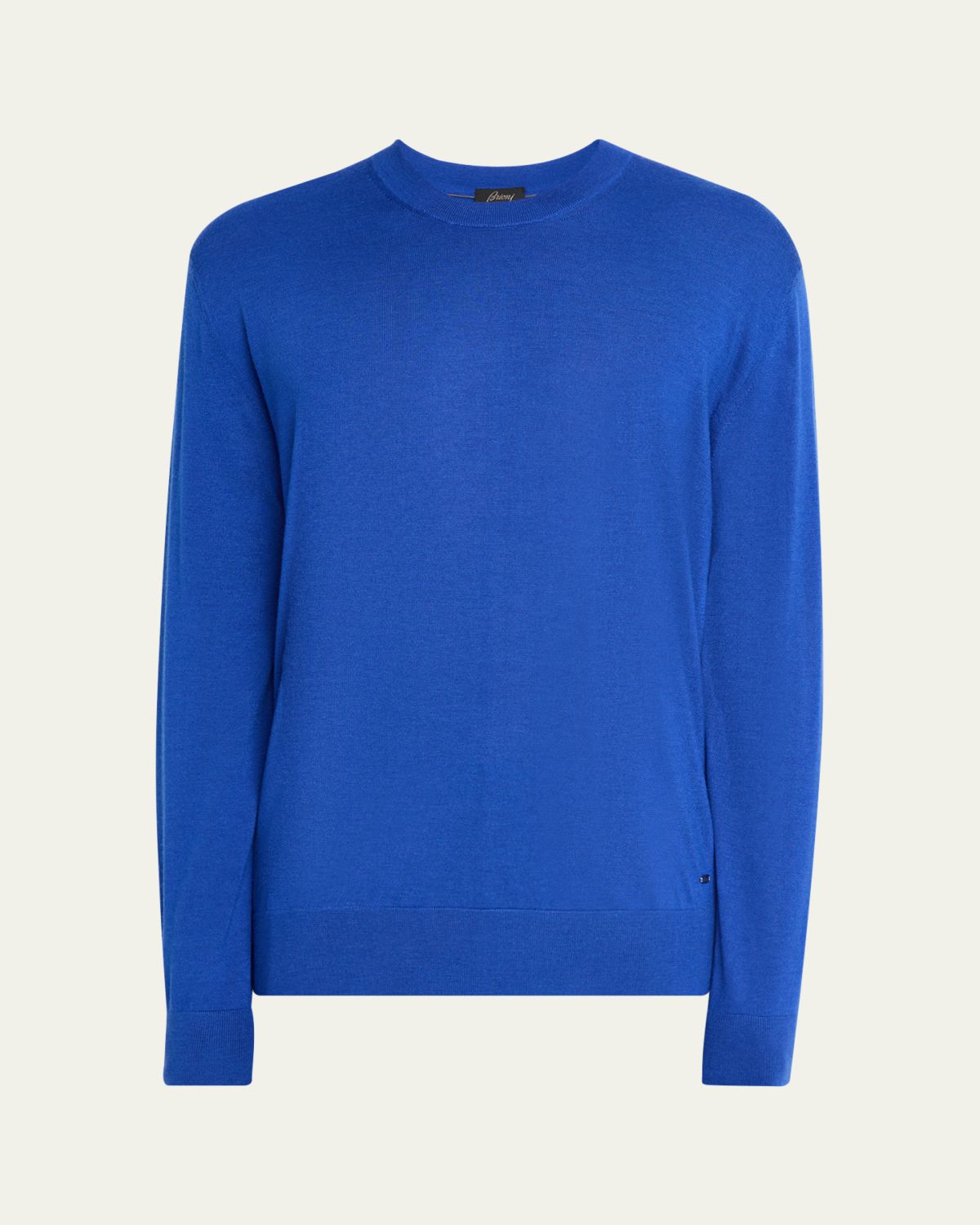 Brioni Men's Cashmere-Silk Crewneck Sweater | Thumbnail 19