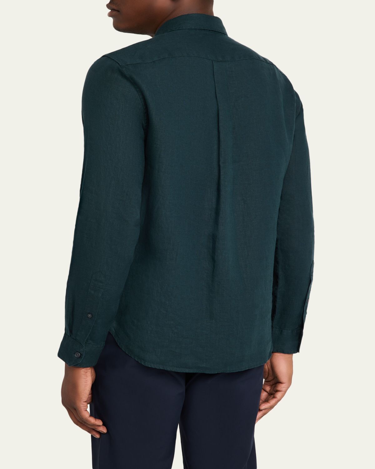 Vince Men's Linen Sport Shirt | Thumbnail 3 Vince Men's Linen Sport Shirt | Thumbnail 3