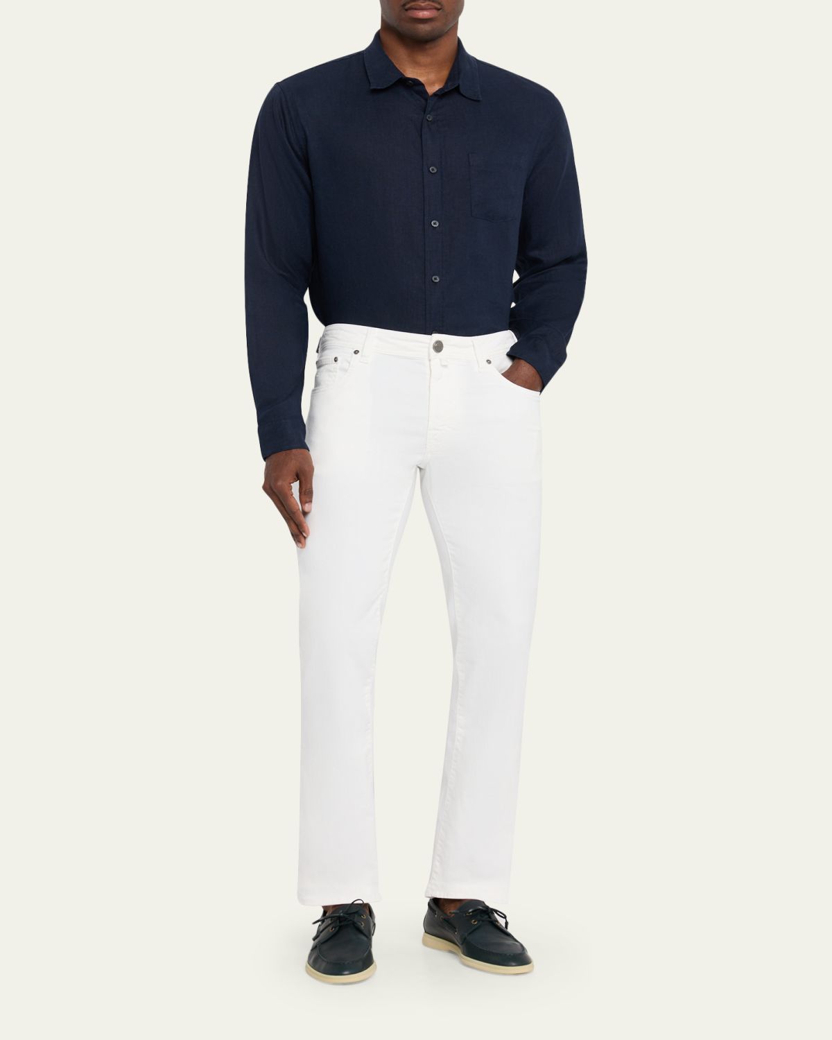 Vince Men's Linen Sport Shirt | Thumbnail 6 Vince Men's Linen Sport Shirt | Thumbnail 6