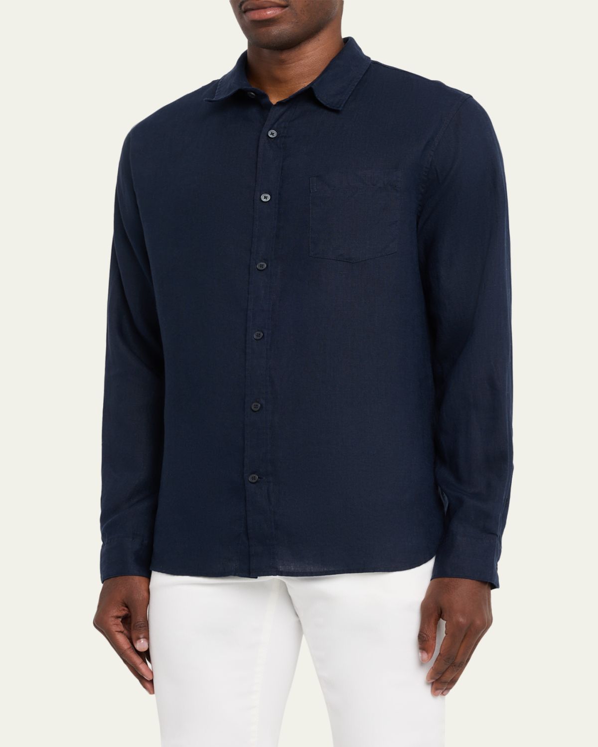 Vince Men's Linen Sport Shirt | Thumbnail 8 Vince Men's Linen Sport Shirt | Thumbnail 8