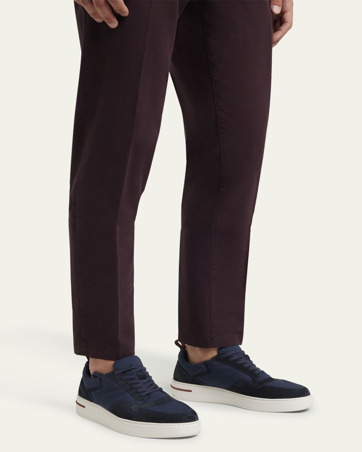 Loro Piana Men's Newport Walk Water-Repellent Sneakers | Thumbnail 2 Loro Piana Men's Newport Walk Water-Repellent Sneakers | Thumbnail 2