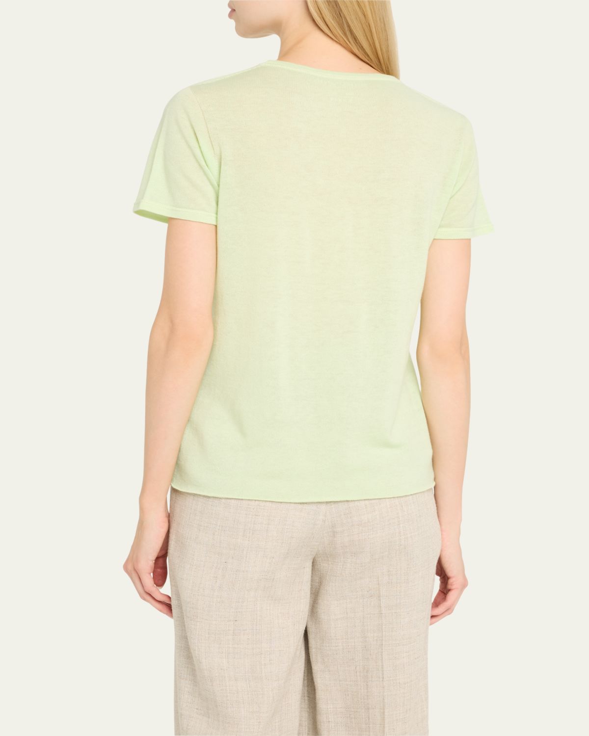 Majestic Filatures Machine Washable Cashmere Crewneck Top | Thumbnail 3