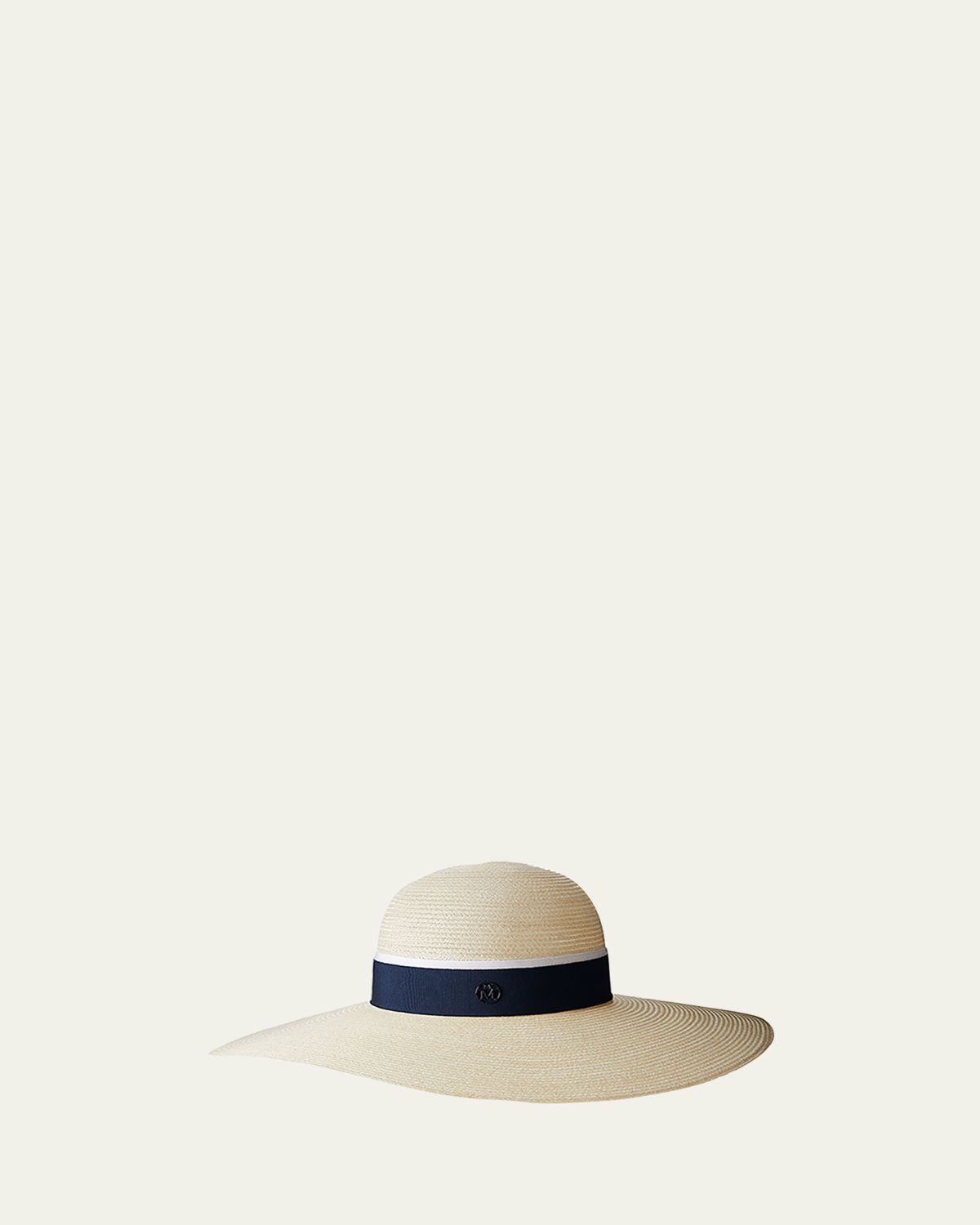 Maison Michel -Brim Straw Hat