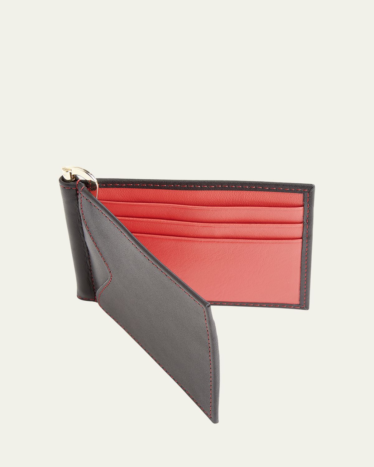 ROYCE New York Personalized RFID-Blocking Leather Money Clip