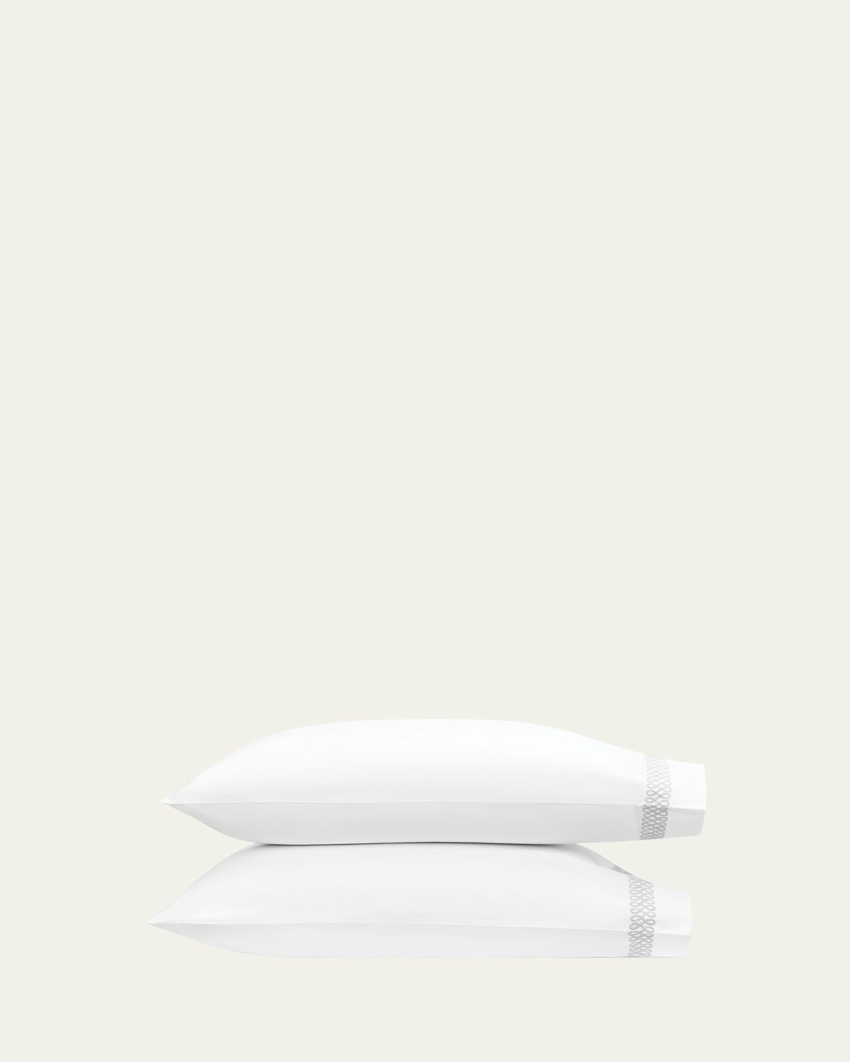 Matouk Schumacher Astor Braid Pillowcases, Pair, Standard
